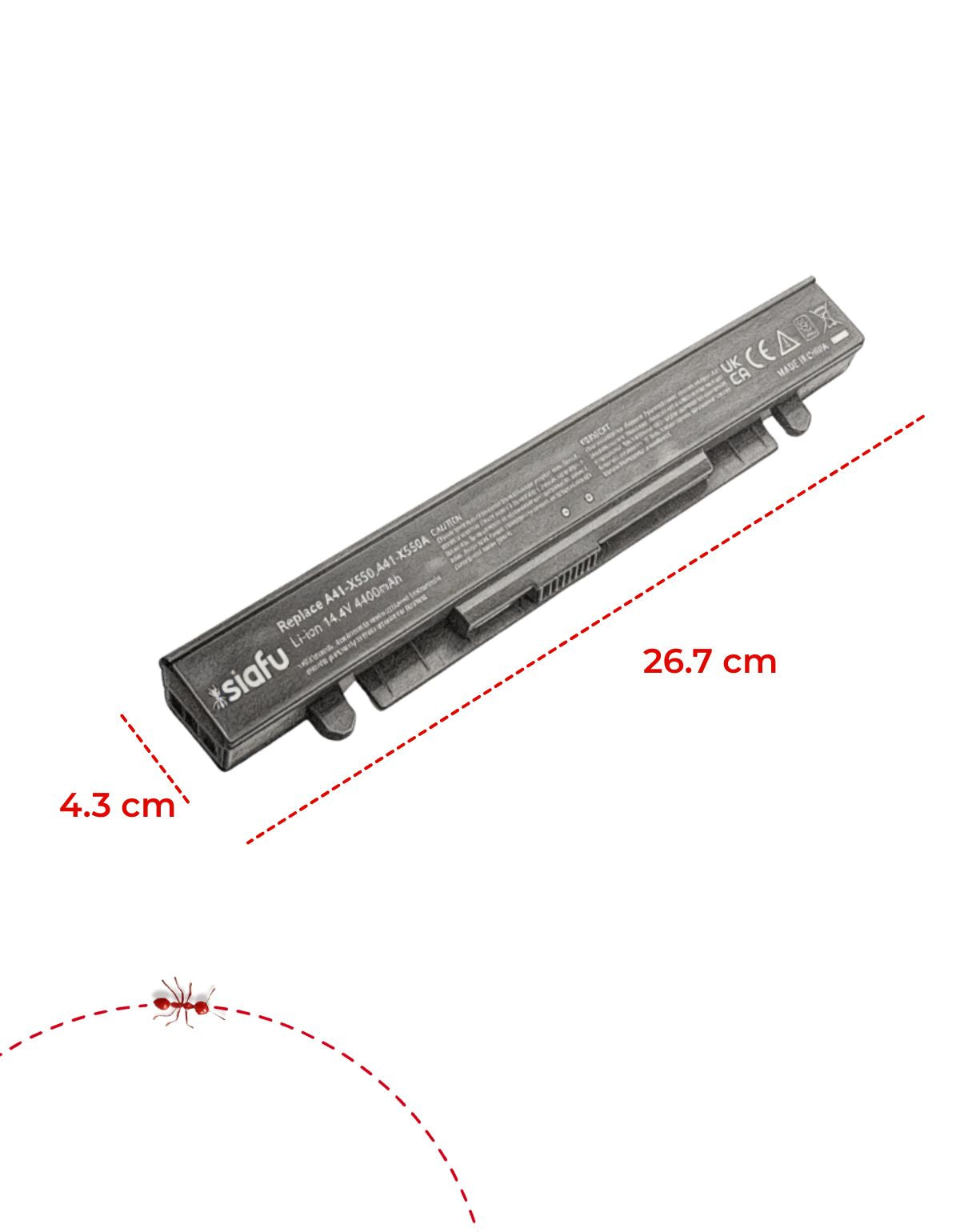Batería para Laptop Asus® a41-x550a 4400mah