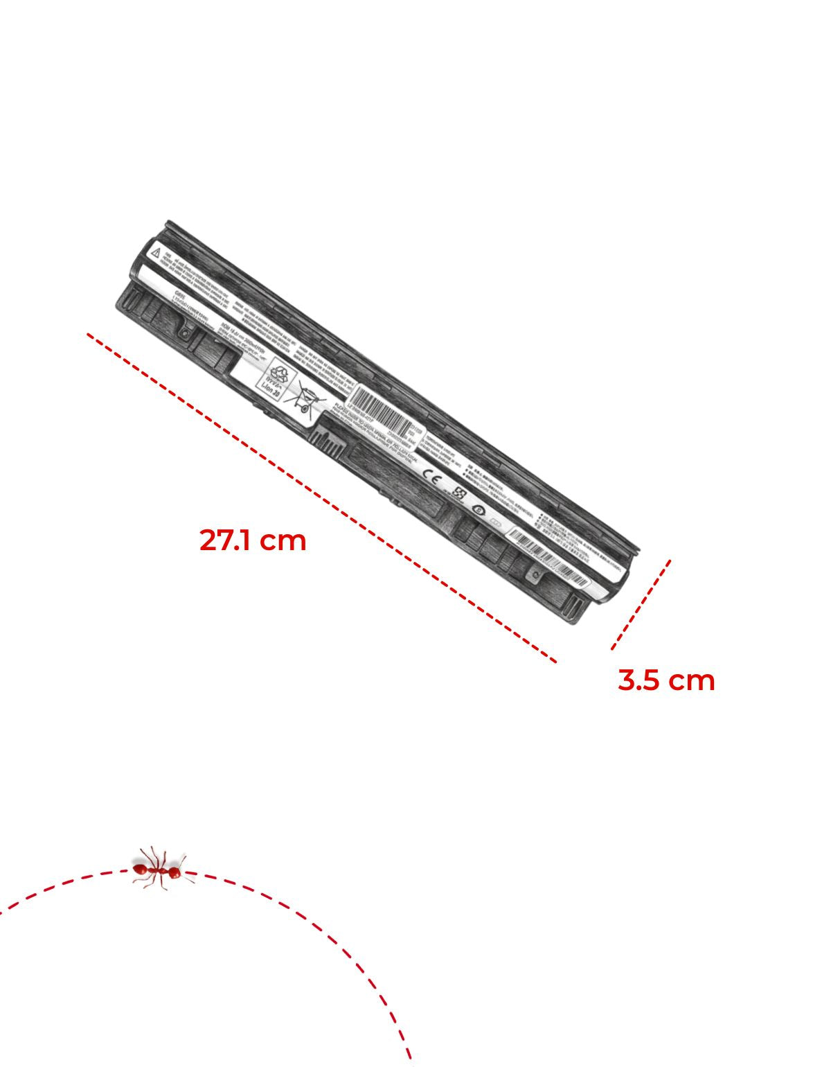 Batería para laptop Lenovo® G400s G50-30 G50-45 G50-70 con 2600 mAh
