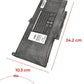 Batería F3YGT para Laptops Dell® E7280 E7290 7380 60Mh DM3 con 5800mAh