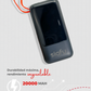 Power Bank 20000mah 4 Puertos Y Luz Led 22.5w Negro
