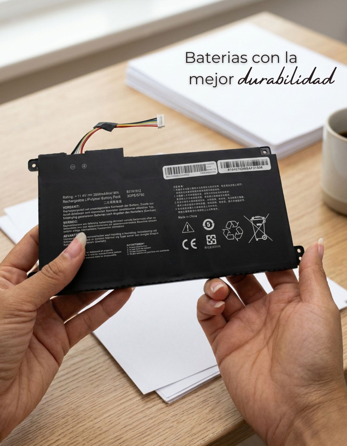 Batería b31n1912 para Laptops Asus® Vivobook™ con 3600 mAh y 1 Año de garantía directa