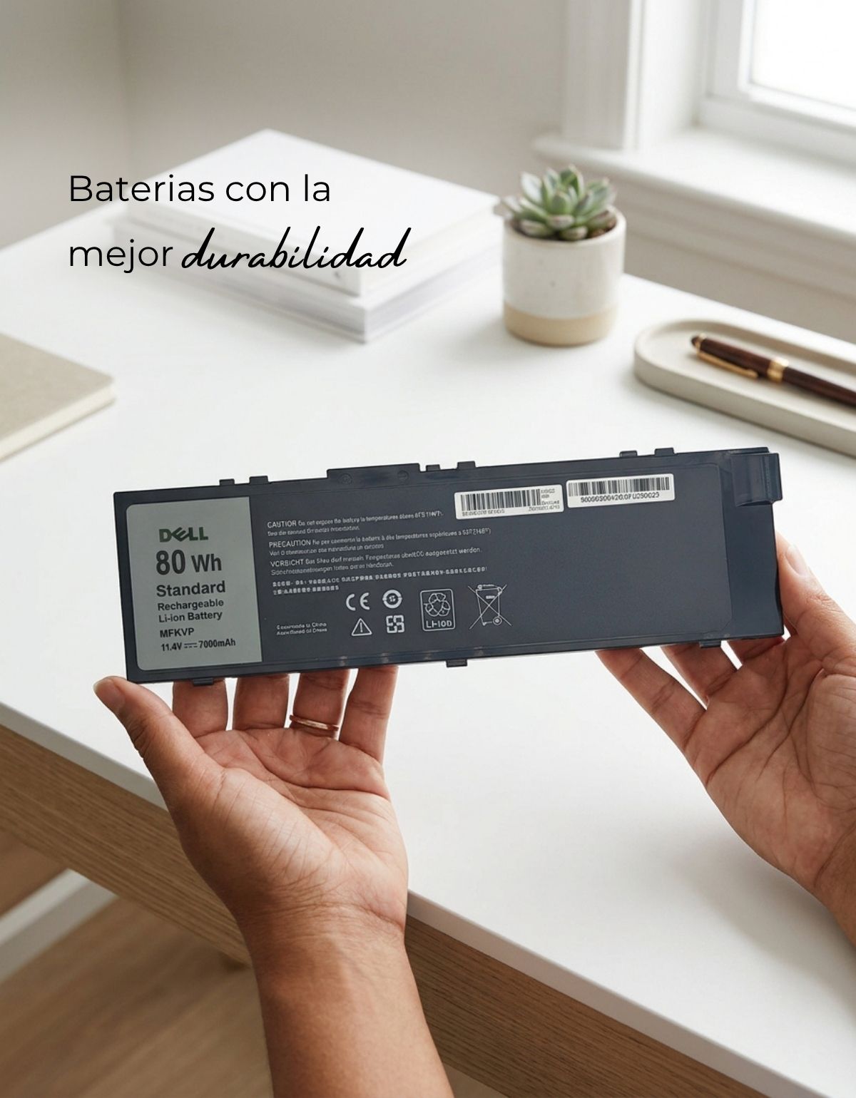 Batería para Laptop Dell® Precision Mfkvp 7510 7520 M7510 7720 con 8000 mAh
