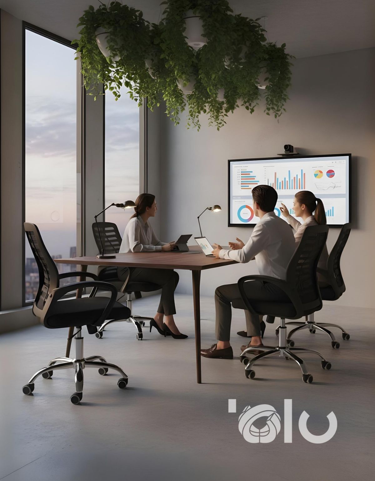 Silla de Oficina Excelente para Home Office con Altura, Respaldo con Soporte Lumbar