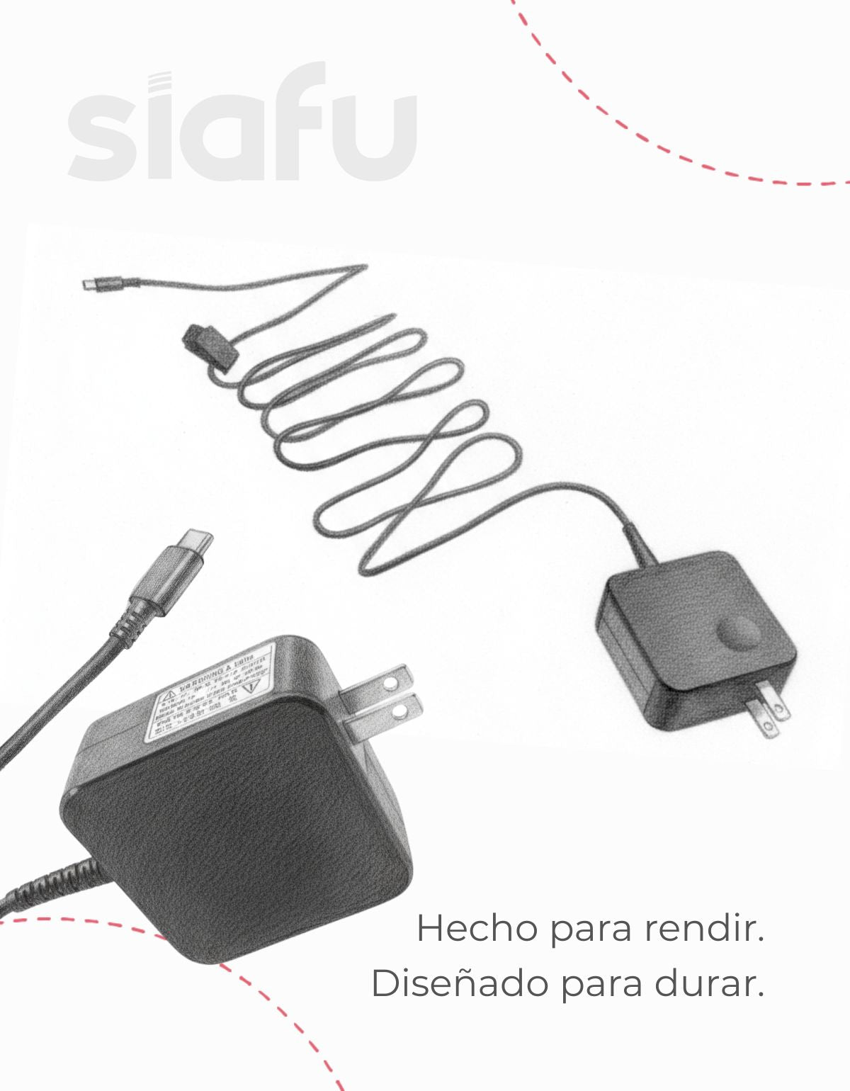 Cargador original para Laptop Lenovo® 65W 20v 3.5A USB Type-C