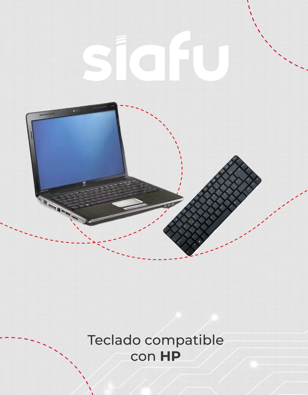 Teclado HP® Dv4 1000 1200 1300 1400 1500 1600 2000 Español La