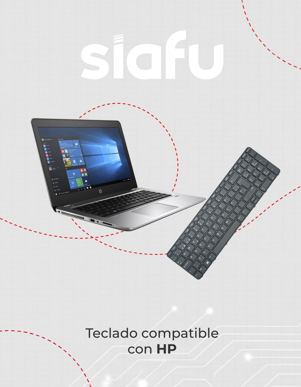 Teclado para Laptop HP® Probook 430 G3 G4 440 G3 G4 830323-071 Español