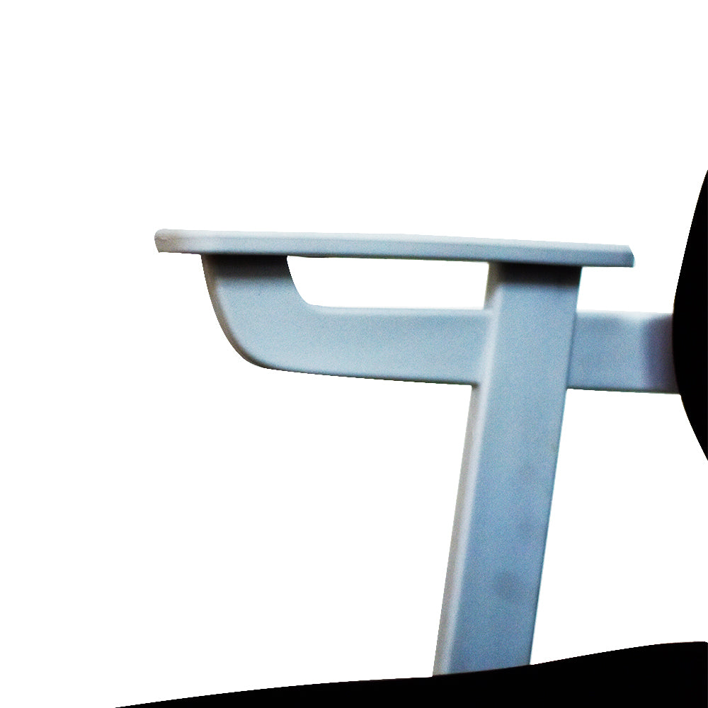 Silla de Oficina con Respaldo Ergonómico color Negro y Blanco