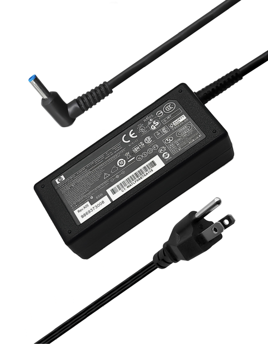Cargador para Laptops HP® 45W 19.5 V y 2.31A Punta Azul 4.5 x 3.0 mm