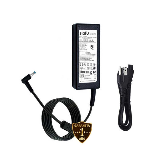 Cargador para Laptops HP® 45W 19.5 V y 2.31A Punta Azul 4.5 x 3.0 mm