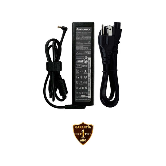 Cargador para Laptops Lenovo con 20v 3.25a y Punta Café 5.5mm X 2.5mm