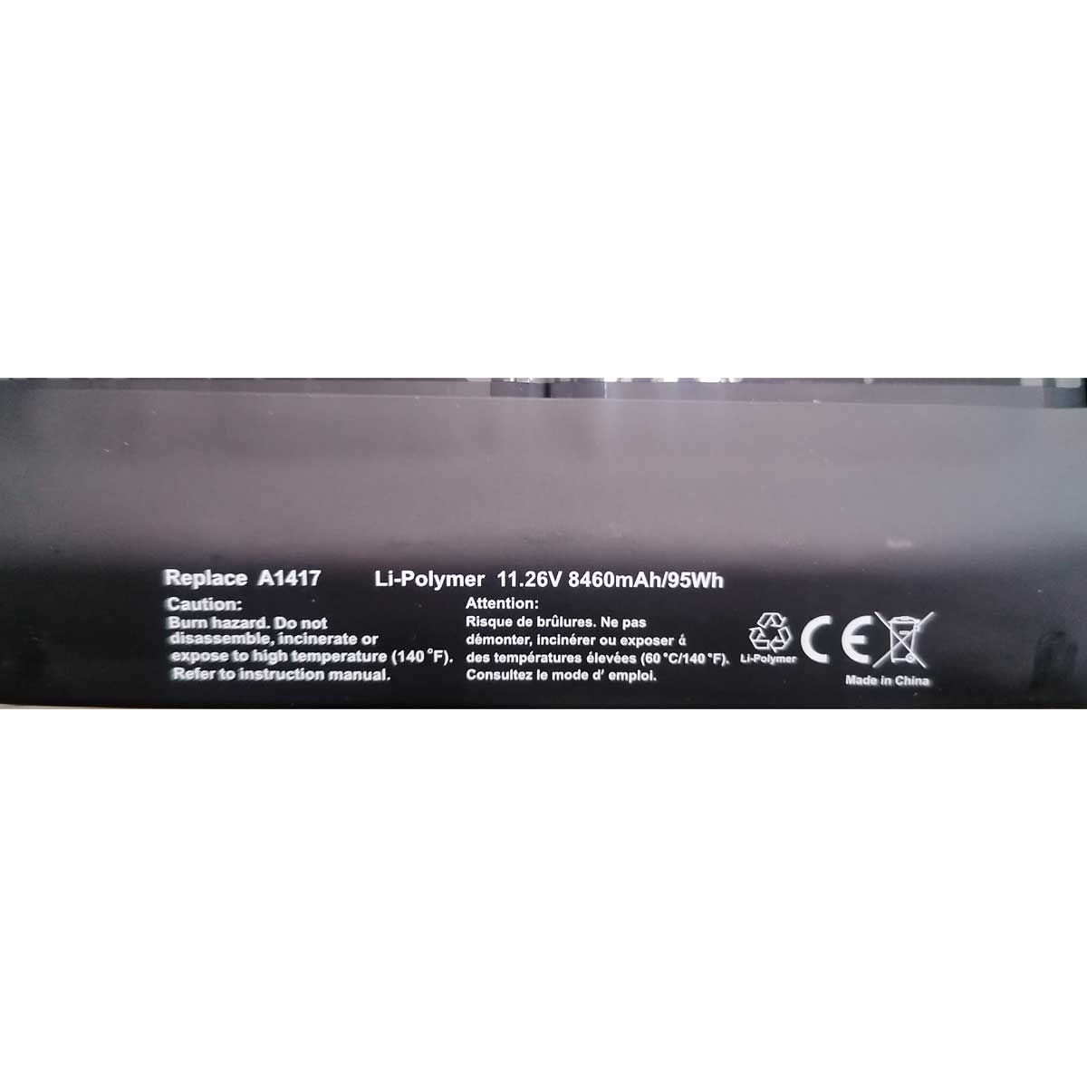 Batería para MacBook™ Pro™ 15 retina a1417 tc con 8460mAh