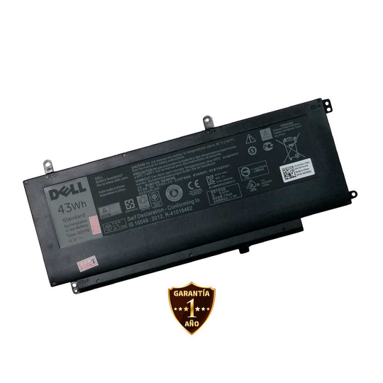 Batería D2VF9 para Laptop Dell® Inspiron™ 15 7547 7548 Vostro™ 14 con 3900mAh Certificada