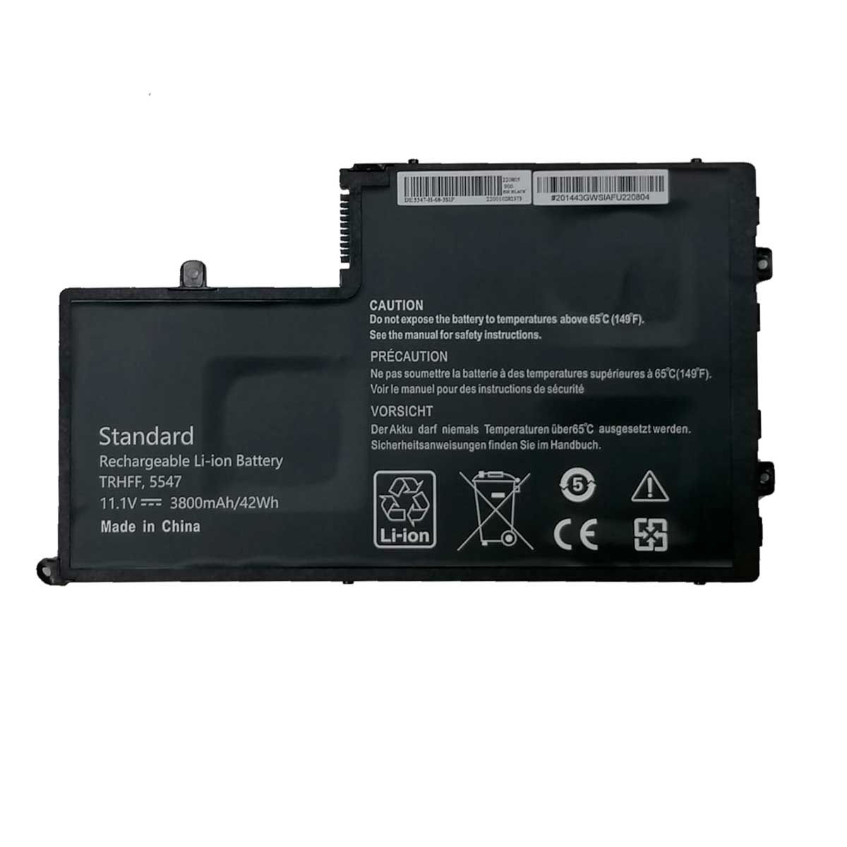 Batería para Laptop Dell® Inspiron™ 15 5548 5547 5545 N5447 Trhff T79a con 3800mAh