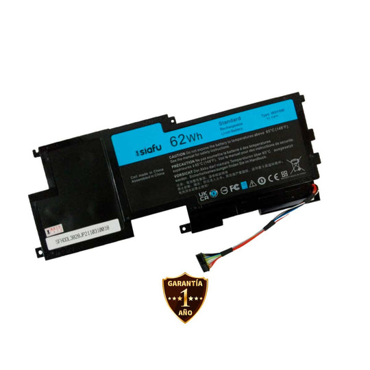 Batería para Laptop Dell® Xps™ 15 L521x 09f233 W0y6w 03npc0 Certificada 5590mAh
