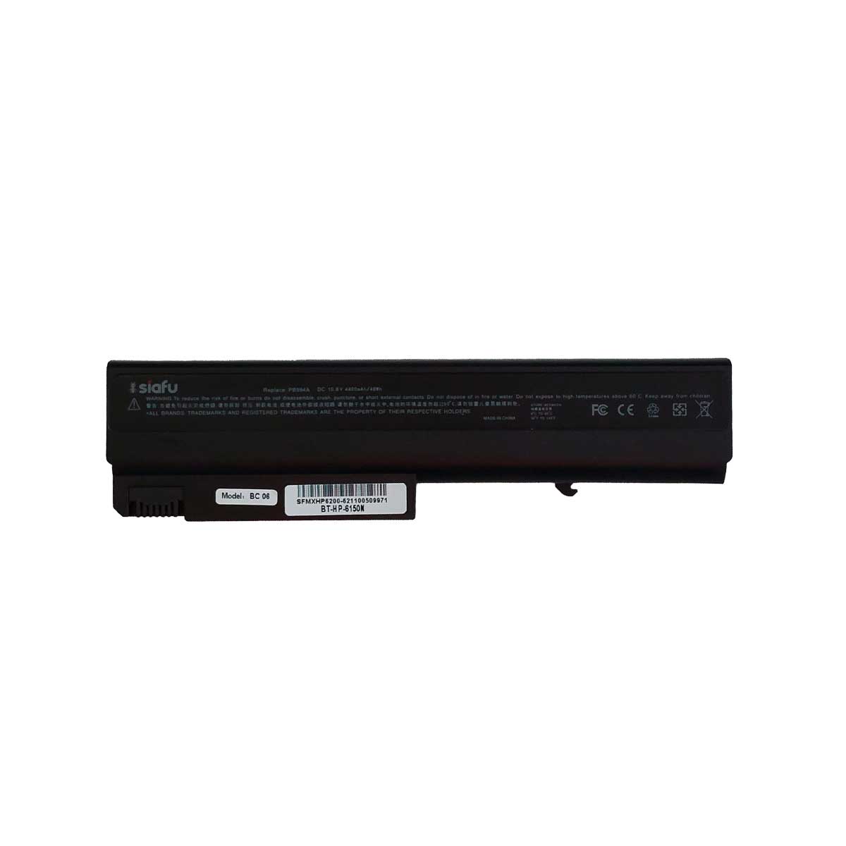 Batería para Laptop HP® Compaq® 6120 Nc6200 Nc6100 6510b Nc6400 446399-001 con 4400mAh