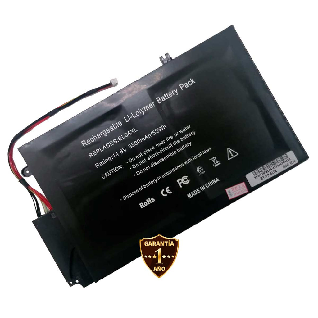 Batería para Laptop HP® Envy™ Touchsmart™ 4-1000 El04xl Tpn-c102 681879-1c1 con 3500mAh