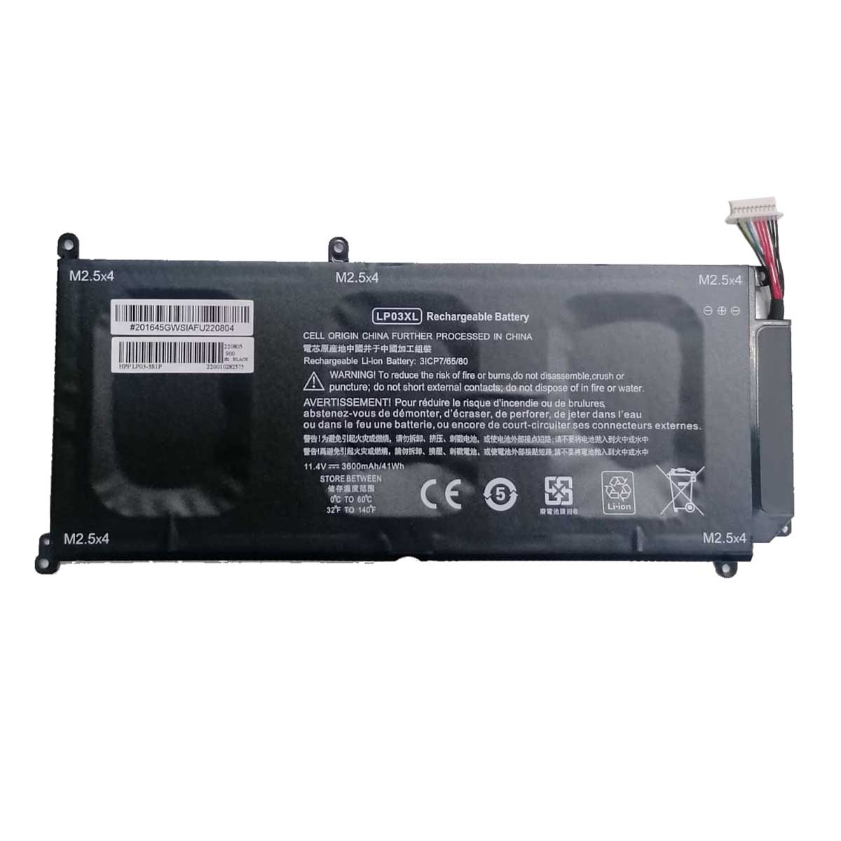 Batería para Laptops HP® Envy™ con 3600mAh