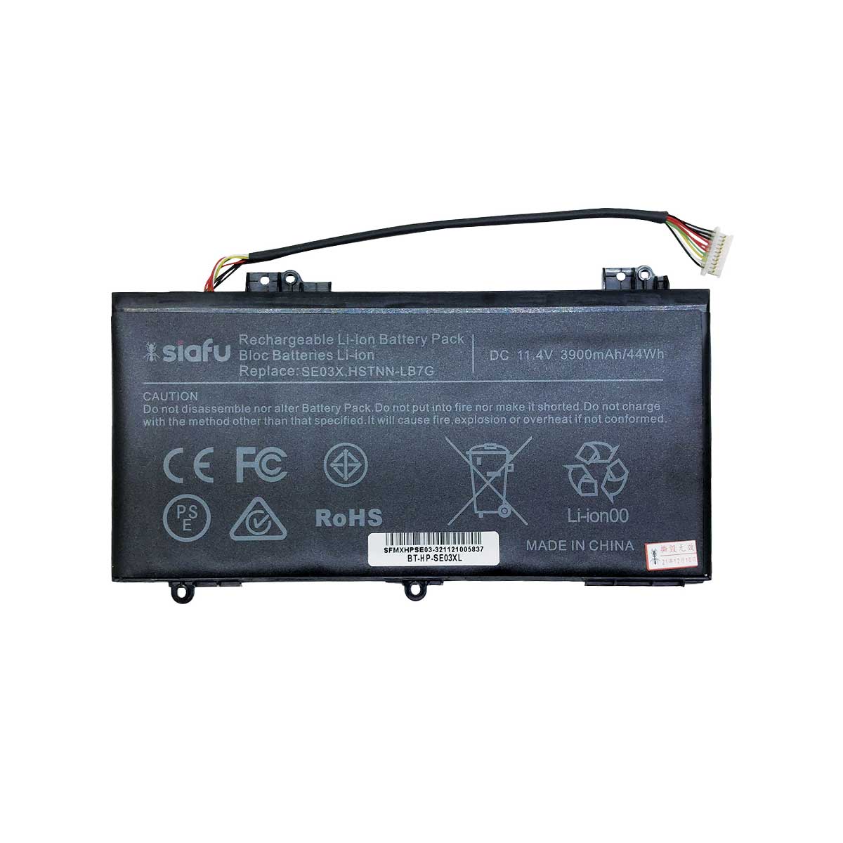 Batería Se03xl para Laptop HP® Pavilion™ 14 15 849908-850 con 3900mAh