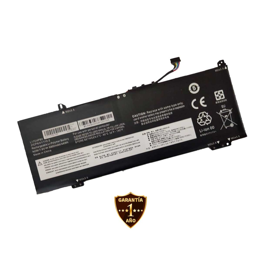 Batería L17C4PB0 para Laptops Lenovo® IdeaPad 530S 530S-14ARR 530S-14IKB 530S-15IKB con 44Wh