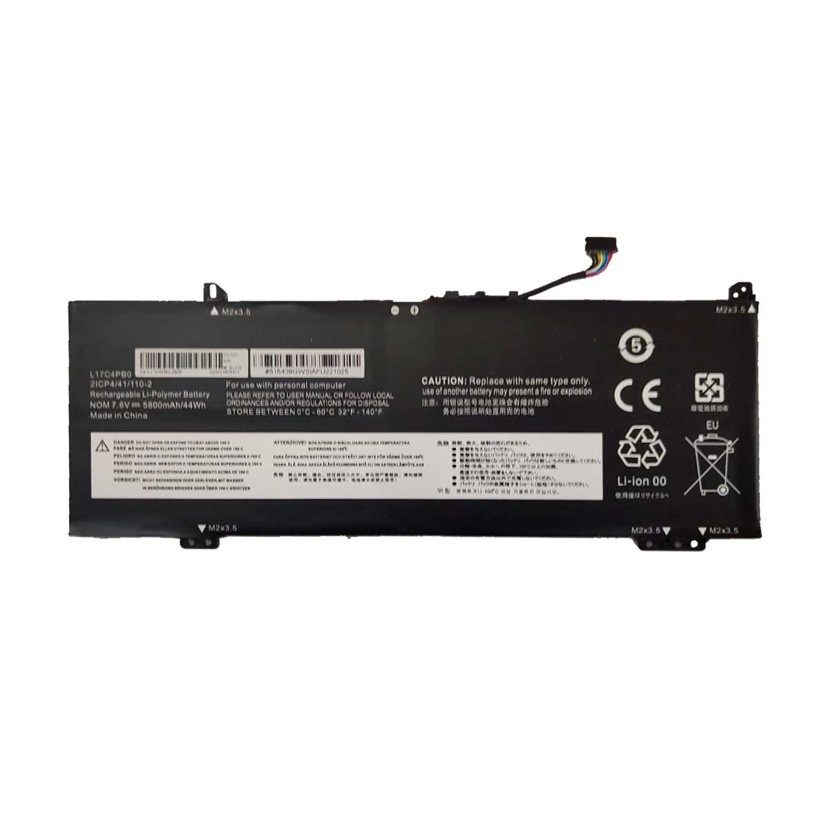 Batería L17C4PB0 para Laptops Lenovo® IdeaPad 530S 530S-14ARR 530S-14IKB 530S-15IKB con 44Wh