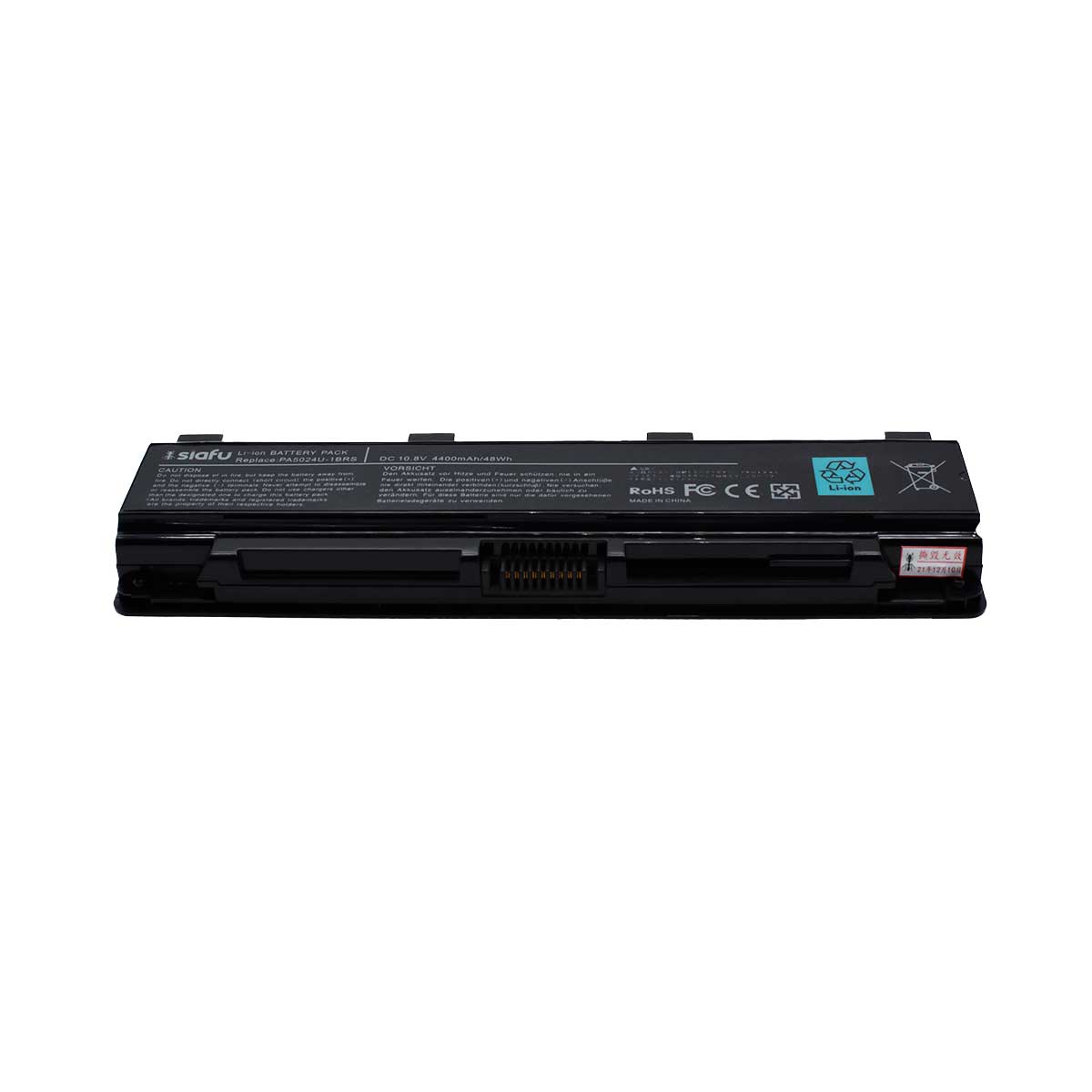 Batería para Laptop Toshiba® C800 C850 C855 C870 L800 L830 Pa5023u Pa5024 con 5200mAh