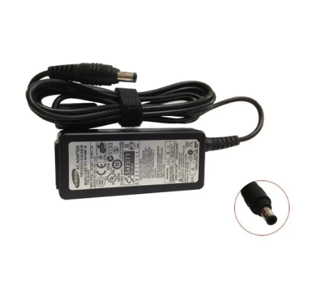 Cargador para Laptop Samsung® Nc20 Nc30 N130 N150 19V 2.1A con 40W Punta 5.0 x 3.0 mm