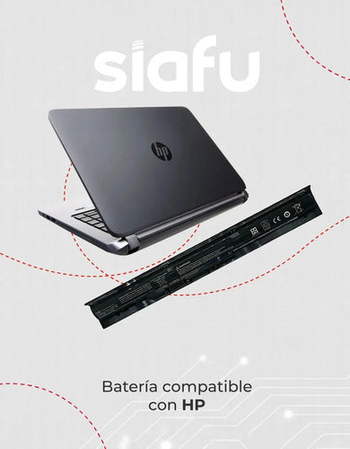 Batería para Laptop HP® Vi04 14v 756743-001 756478-851 756479-421 440 G2 con 2200 mAh