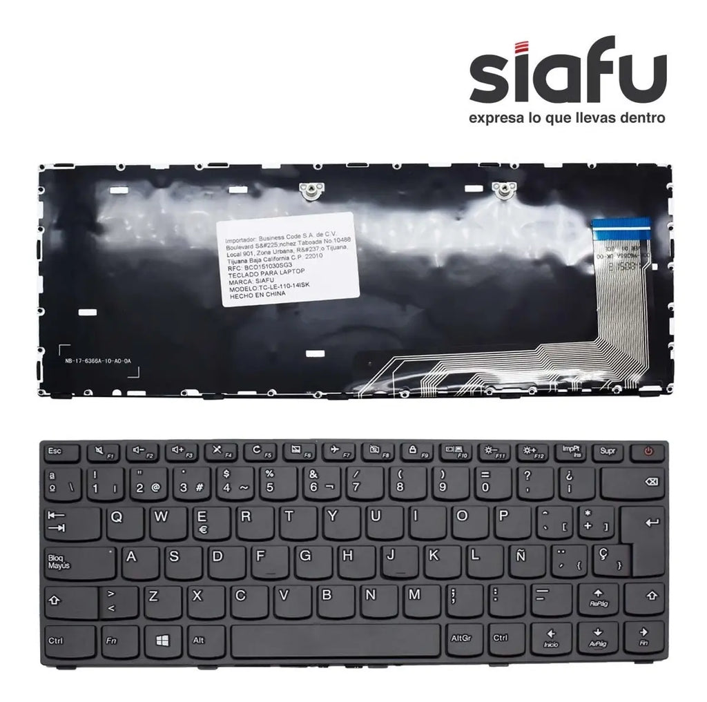 Teclado Lenovo 110-14isk 110-14 110-14ibr 110-14ast Marco Sp
