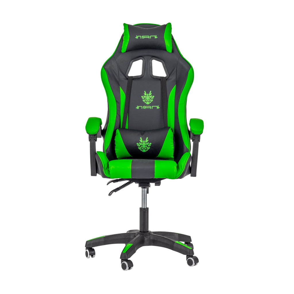 Silla Gamer Xmax Verde con Apoyabrazos y Respaldo Ergonómico, Juega muy Cómodamente Marca Nian