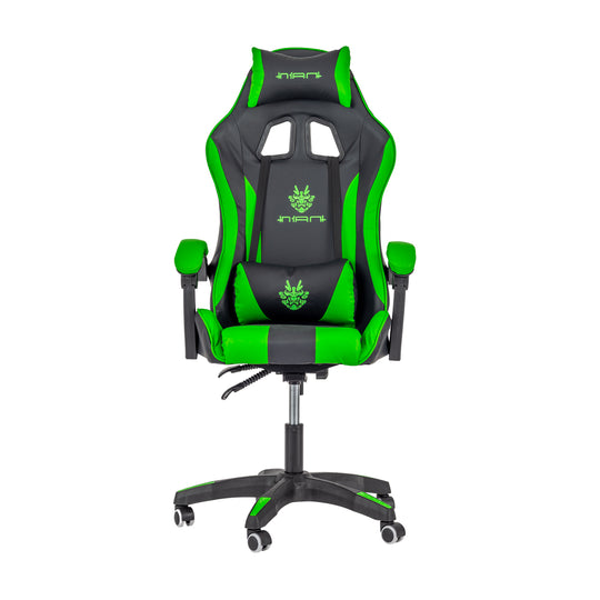 Silla Gamer Xmax Verde con Apoyabrazos y Respaldo Ergonómico, Juega muy Cómodamente Marca Nian