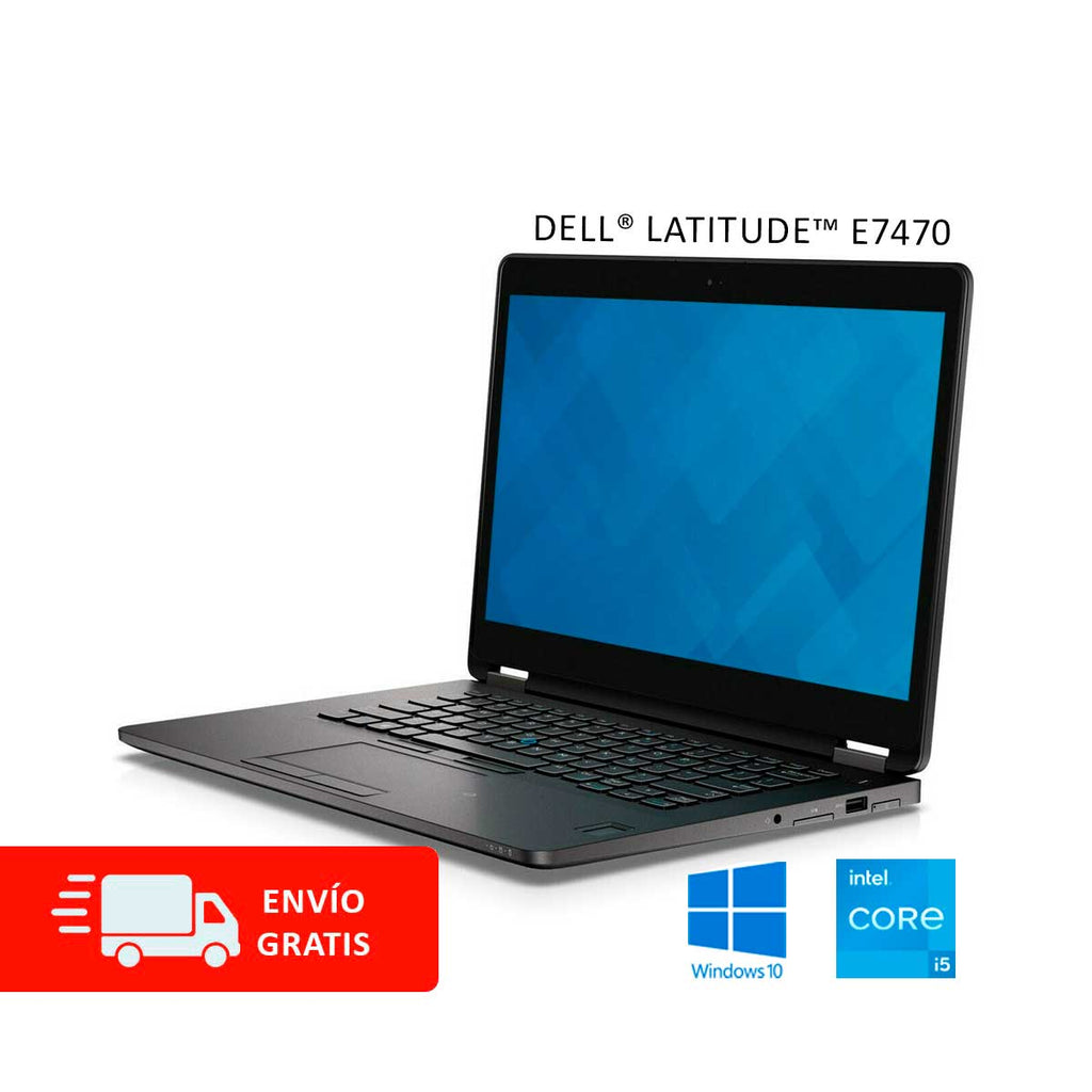 Laptop Dell® Latitude™ E7470 con Intel I5 de 6ta, RAM 8GB, 240GB SSD y envío Gratis a todo México