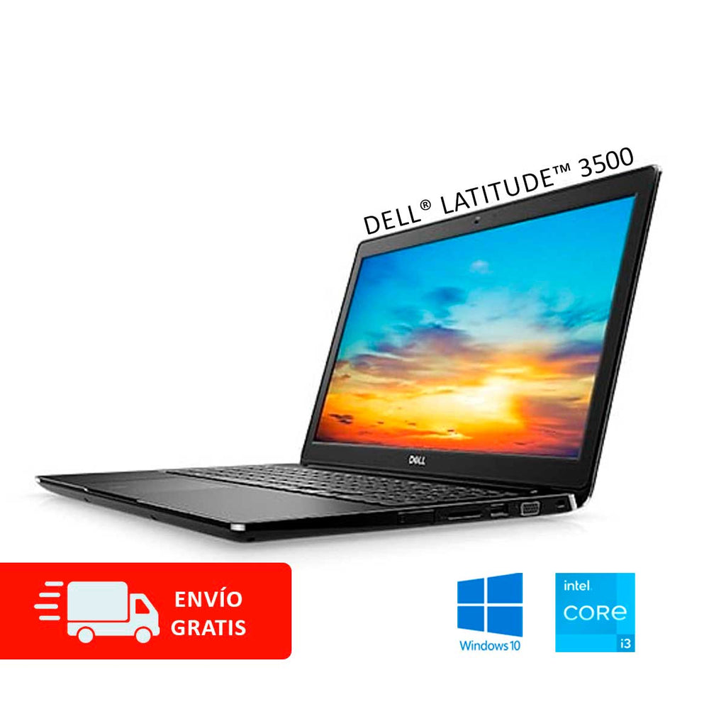 Laptop Dell® Latitude™ 3500 con Intel I3, RAM 8GB / 16GB / 32GB, Almacenamiento de 256GB hasta 1TB y envío Gratis a todo México (Reacondicionada Categoría A)