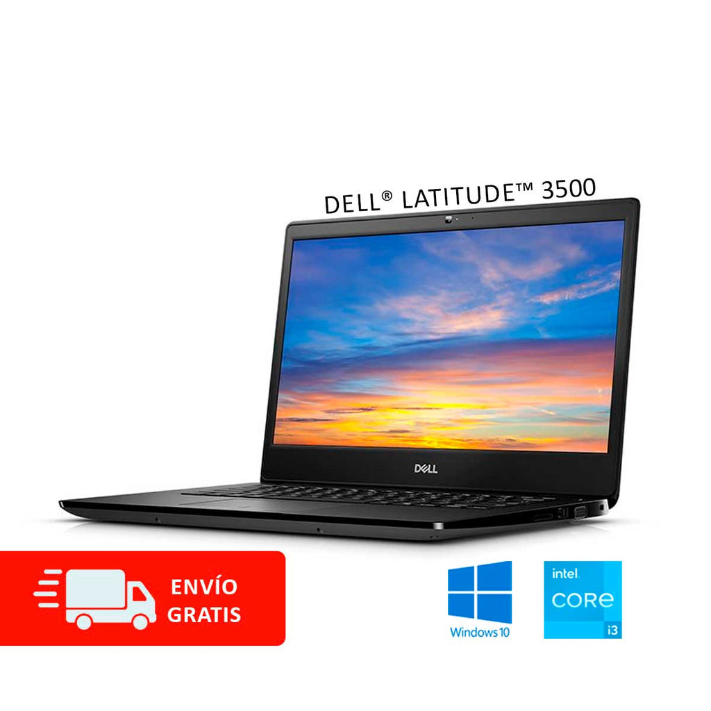 Laptop Dell® Latitude™ 3500 con Intel I3, RAM 8GB / 16GB / 32GB, Almacenamiento de 240GB hasta 1TB y envío Gratis a todo México (Reacondicionada Categoría A)