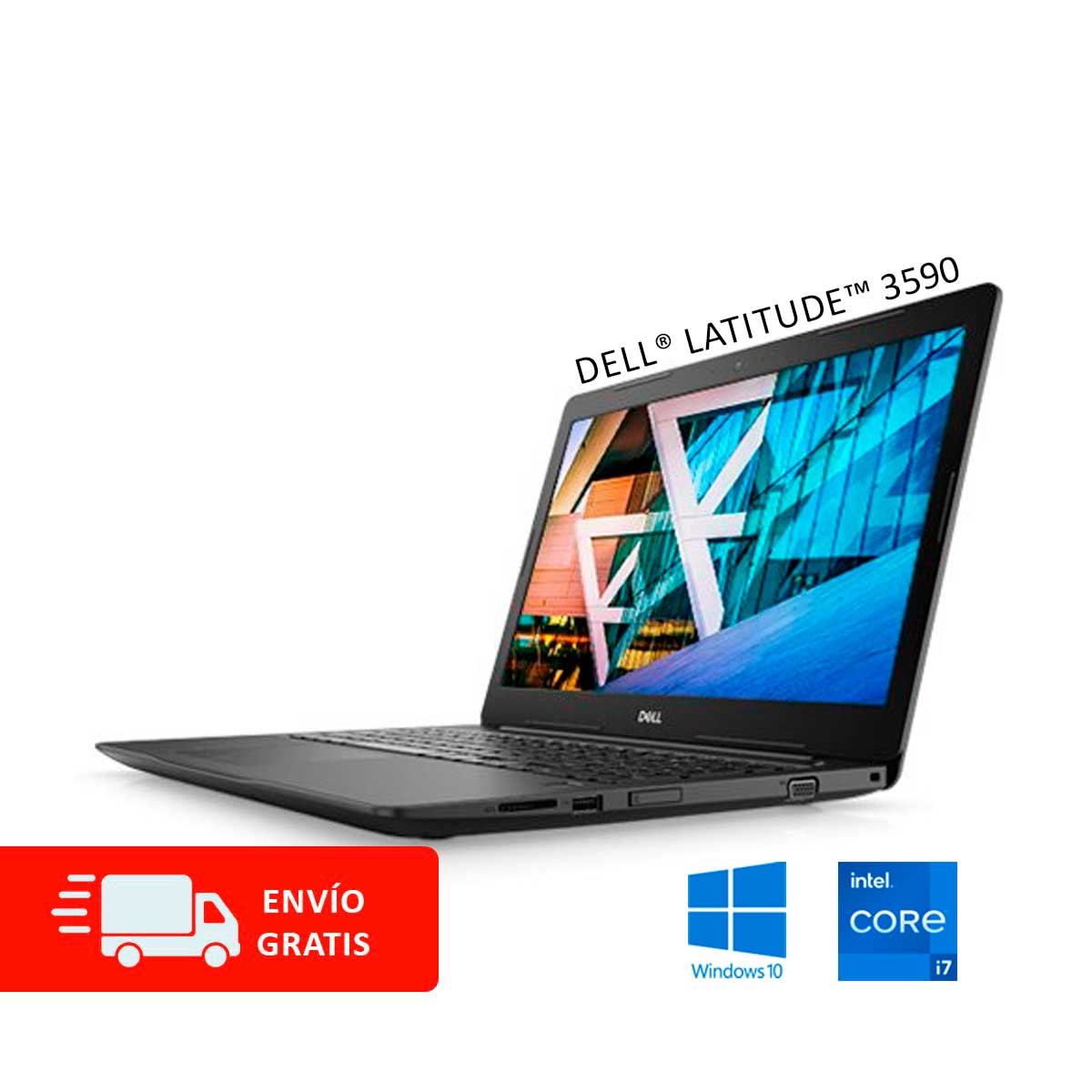 Laptop Dell® Latitude™ 3590 con Intel I7, 8GB / 16GB / 32GB