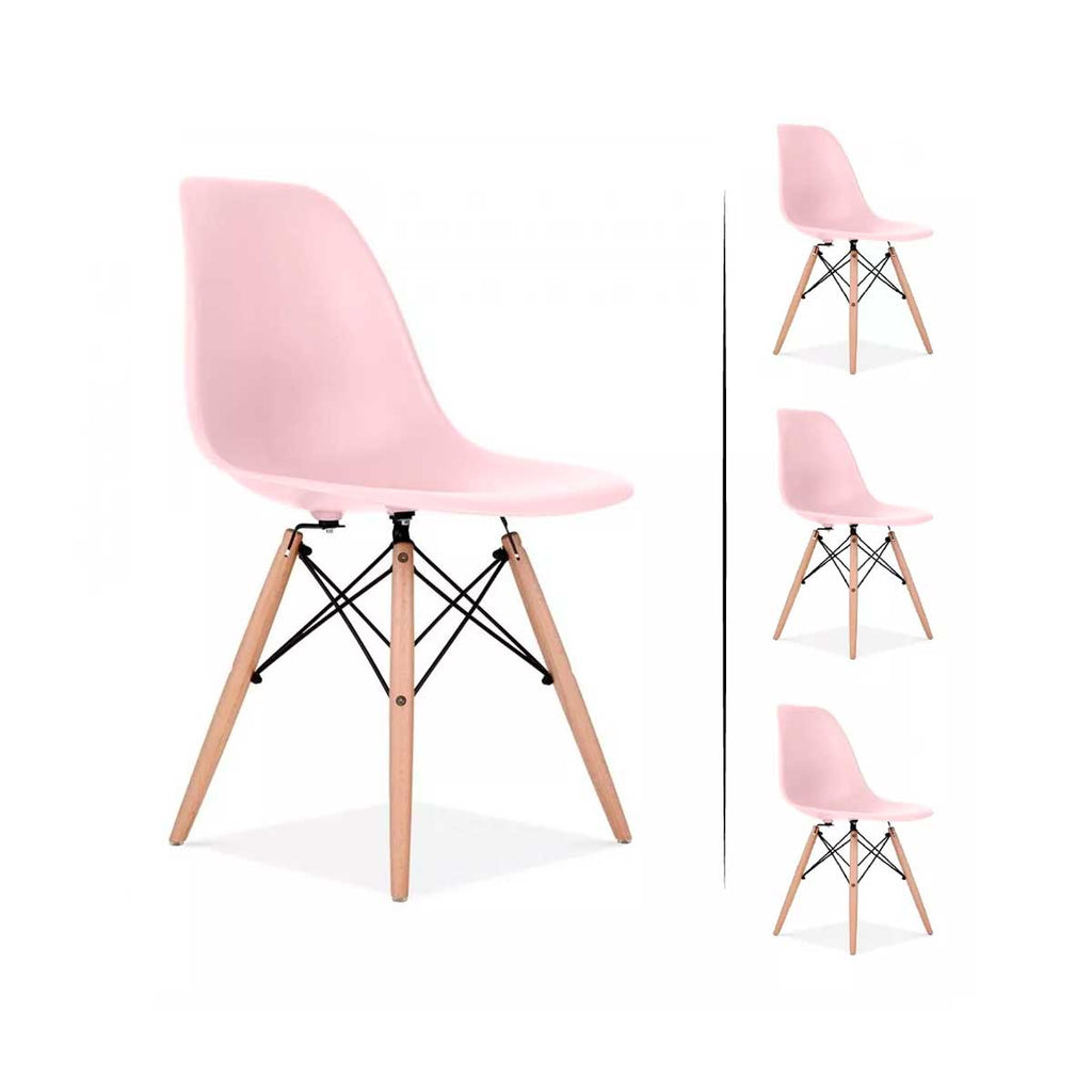 Eleva tu Espacio con Estilo: Set de 4 Sillas Eames en Oferta