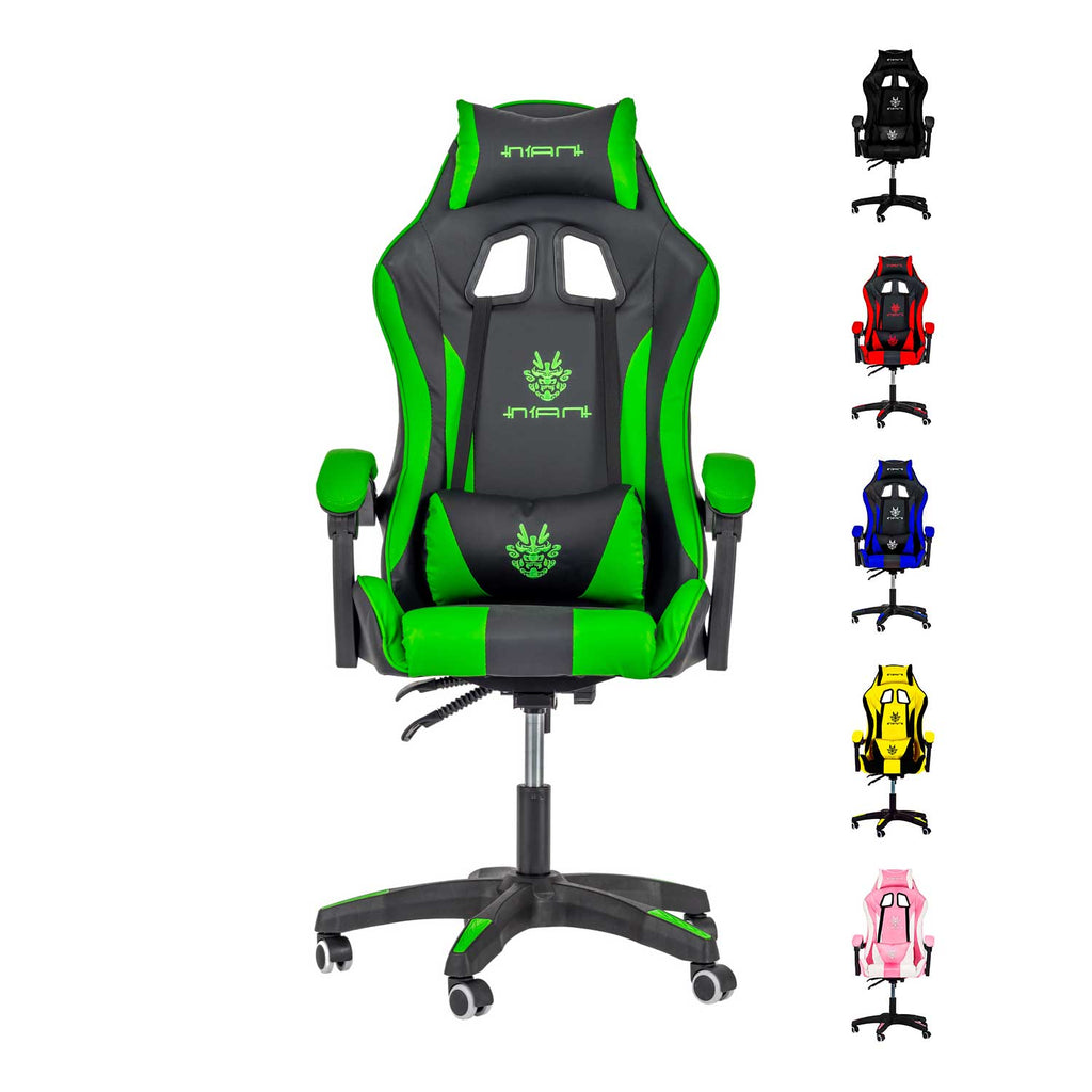 Silla Gamer Xmax súper cómoda con Respaldo Ergonómico y reclinable, ideal para Jugadores Profesionales | Marca Nian