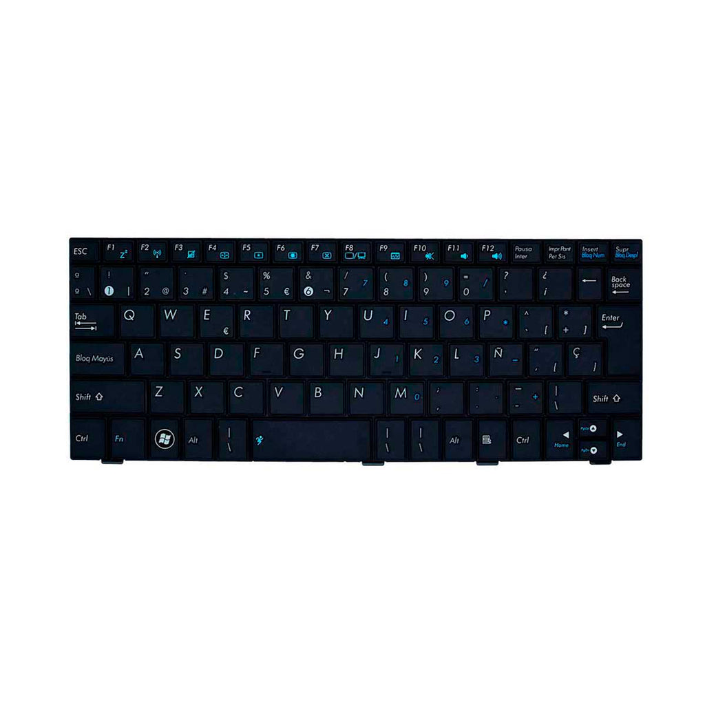 Teclado para Laptops Asus® 1005 Series color Negro en español