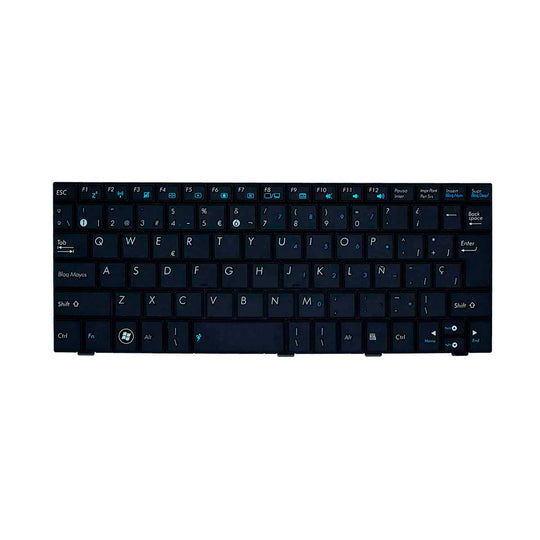 Teclado para Laptops Asus® 1005 Series color Negro en español