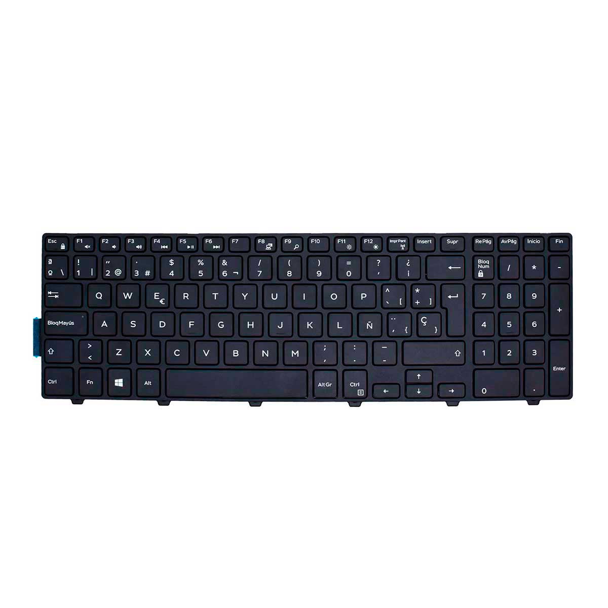 Teclado para Laptop Dell® Inspiron™ RETROILUMINADO 15-3000 3543 15-7000 7557 7559 Español