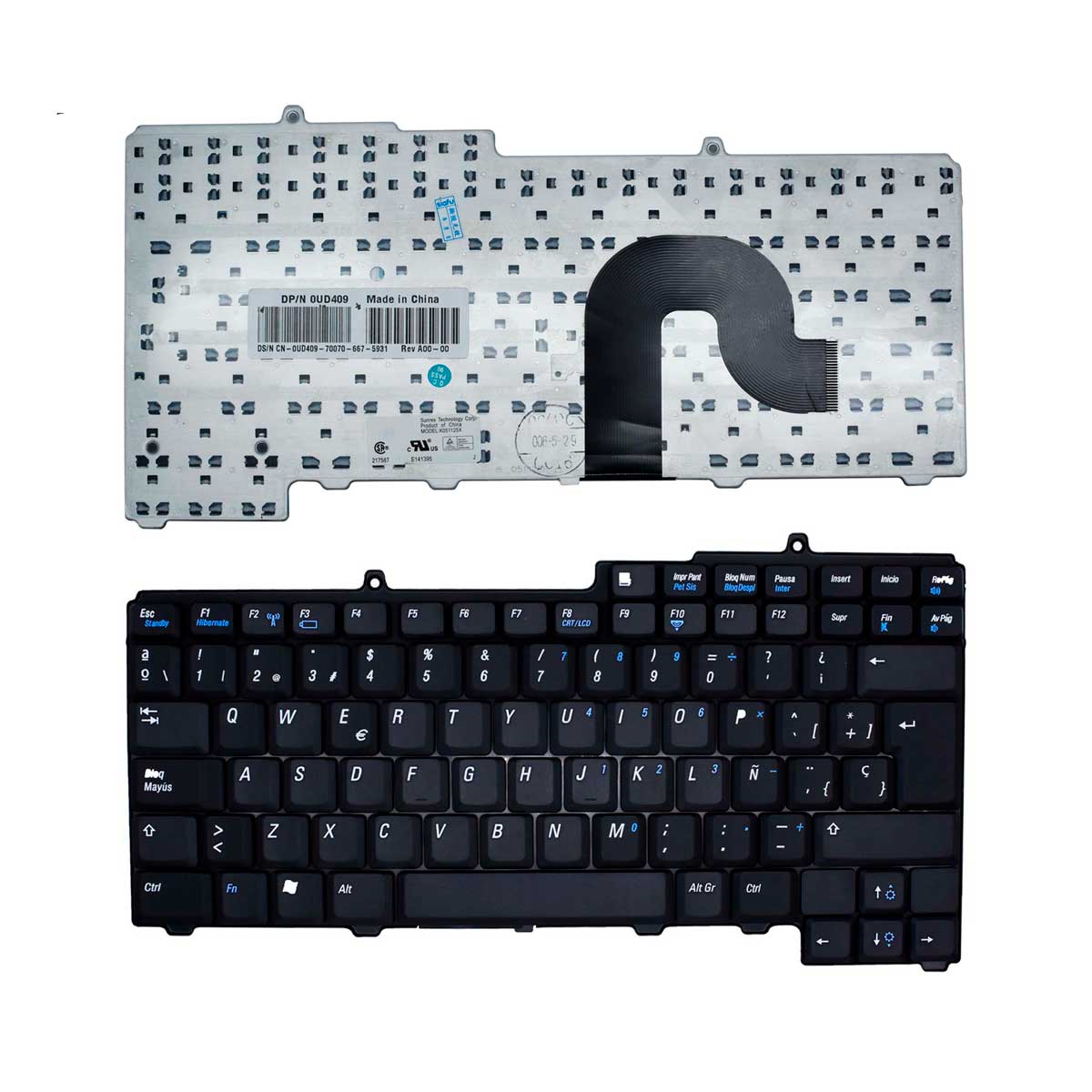 Teclado Dell Inspiron 1300 B130 B120 Latitude 120L 0ud411 Español