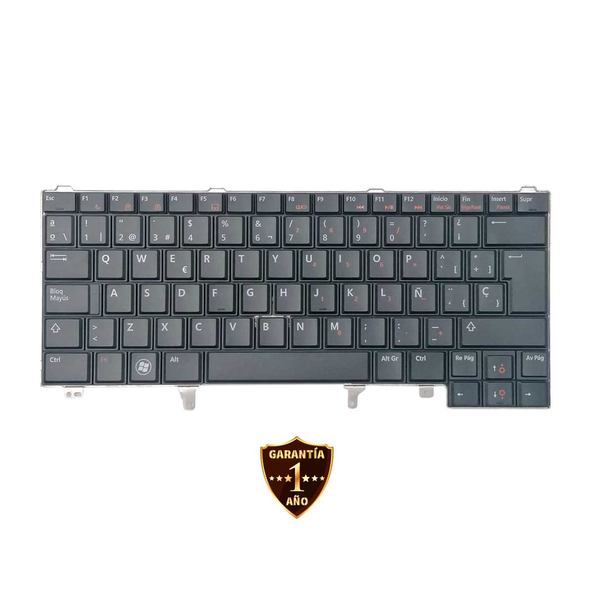 Teclado Para Laptop Dell® E6420 E6430 Color Negro En Español Siafu