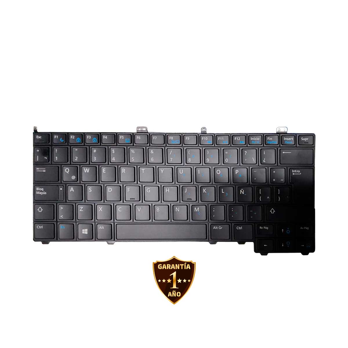 Teclado Para Laptop Dell® E7240 Y E7440 Retro Iluminado Español Siafu Electronics 5565