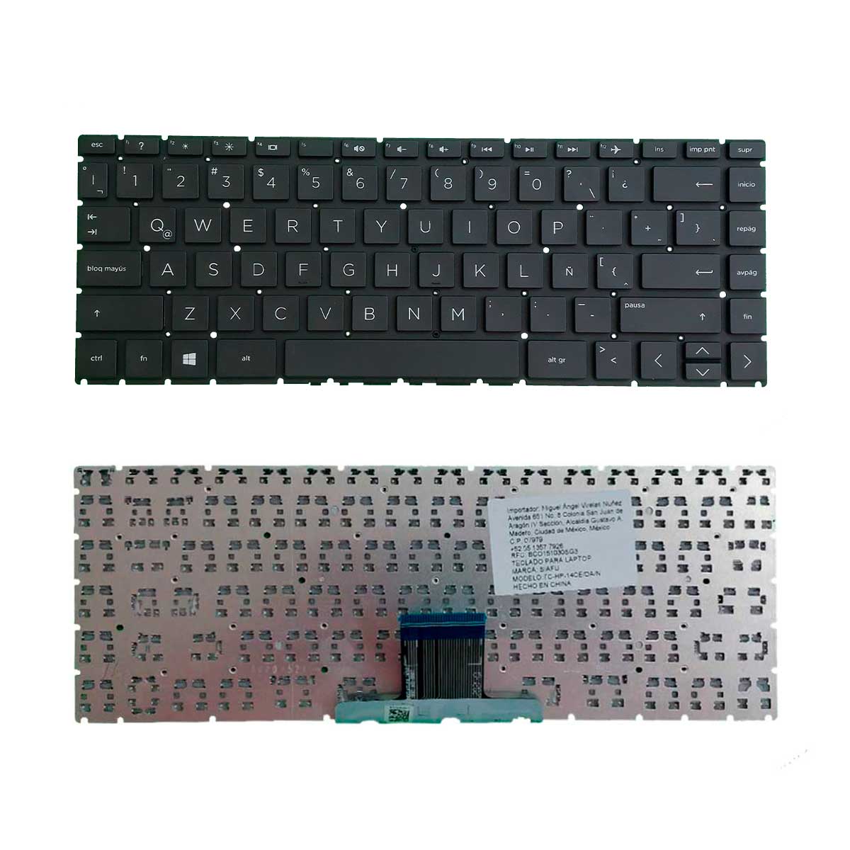 Teclado para Laptop HP® 14-ce / 14-da / 14-cd / 14-ma en Español