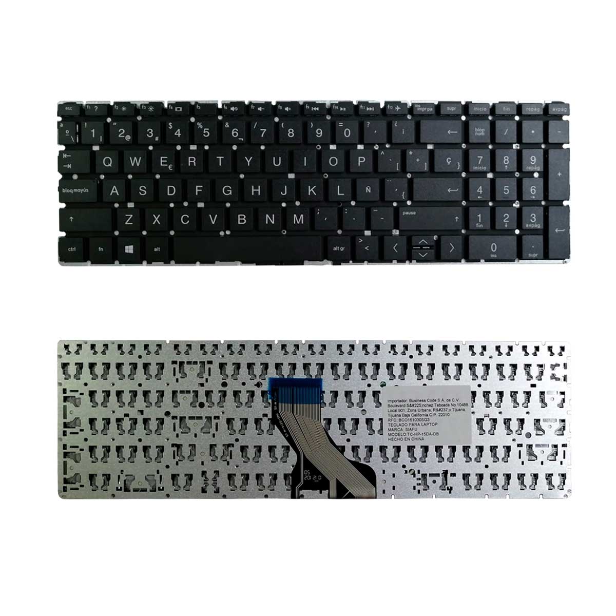 Teclado para Laptop HP® 169 250 G7 15 Db Da Cs Db Cw Cn Cx 15db 15da Color negro y en español