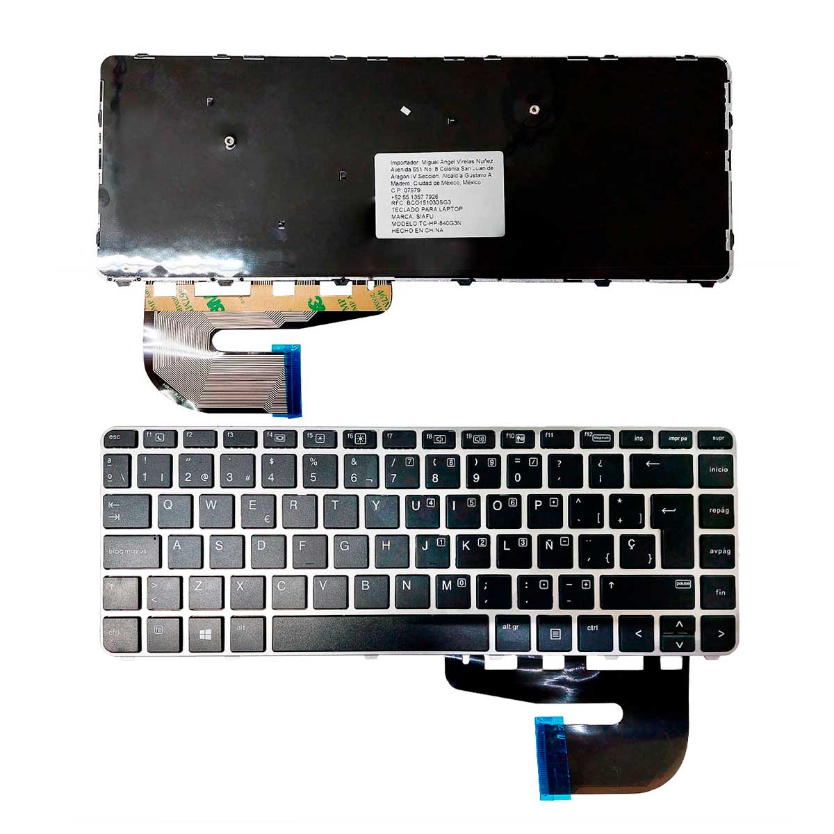 Teclado para Laptop HP® Elitebook™ 745 840 G3 Español