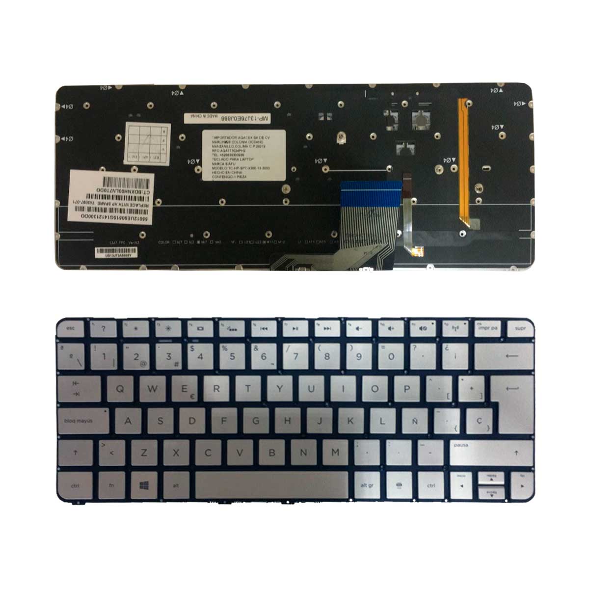 Teclado para Laptops HP® Spectre™ 13-3000 en Español