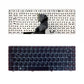 Teclado para Laptop Lenovo® Z450 color y Gris Frame color Negro