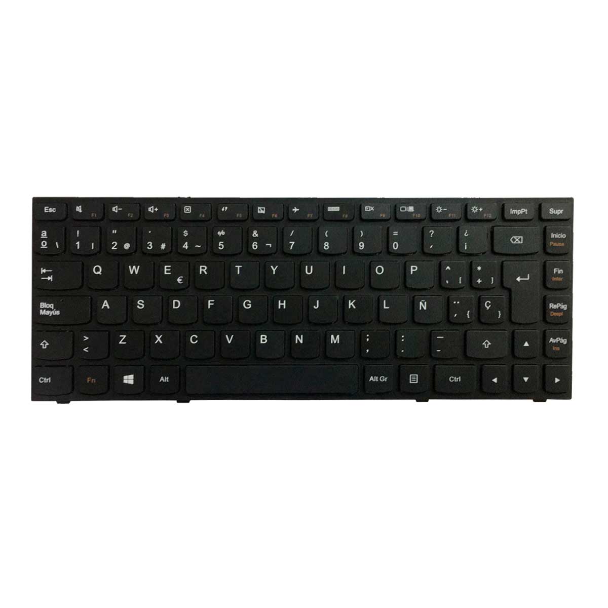 Teclado para Laptop Lenovo® G40 Z40 B40 N40 45 70 75 35 30 Color Gris y en Español