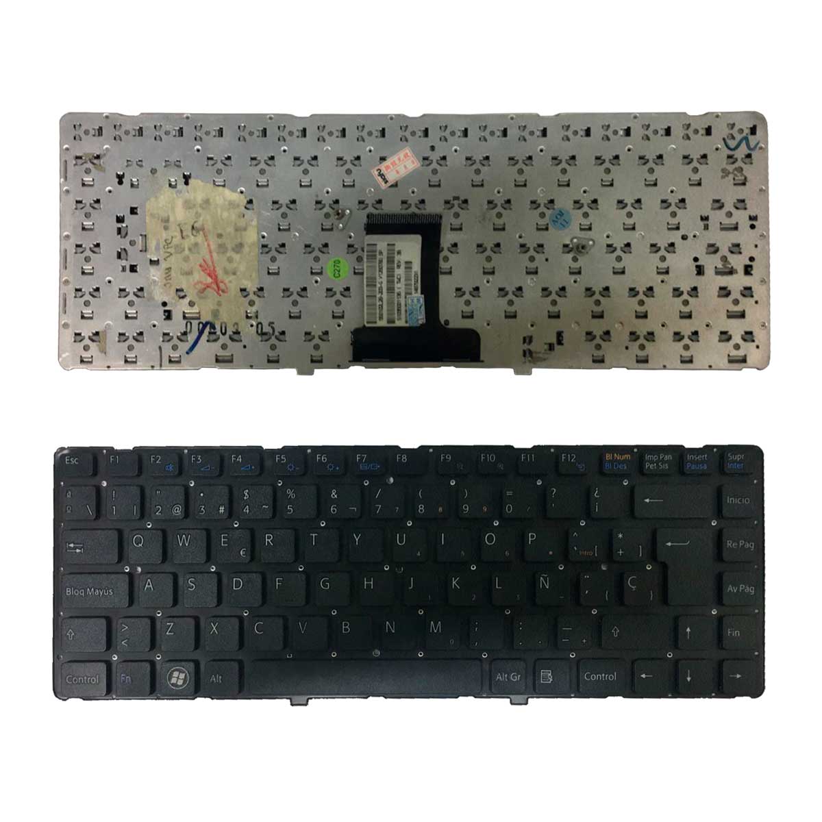 Teclado para Laptop Sony® Vpc Eg Eg16 Eg18 Vpc Ek Pcg 61a11u 61b11u sin marco en español