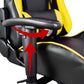 Silla Gamer Amarilla con Reposa pies Ergonómica y Reclinable a 180° | Marca Nian
